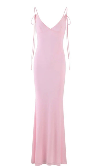 Tiger Mist Pink maxi dress