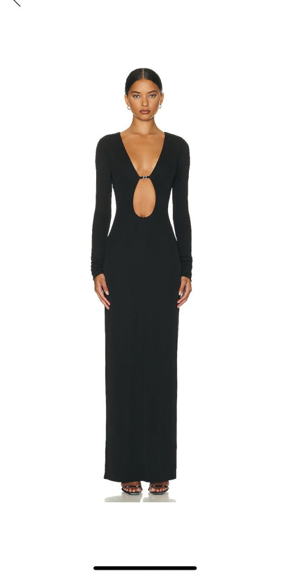 Helsa Black maxi dress