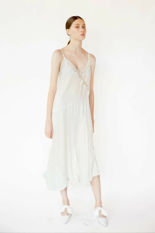 Petit Pois White maxi dress