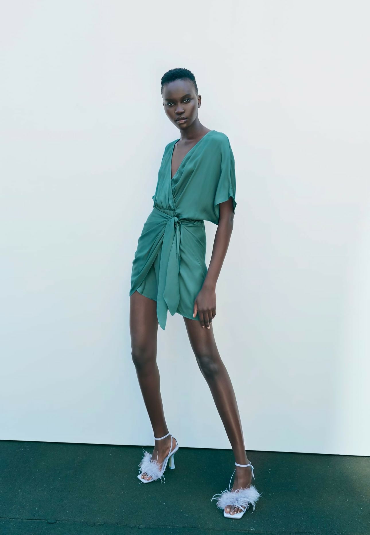 Zara Mint mini dress