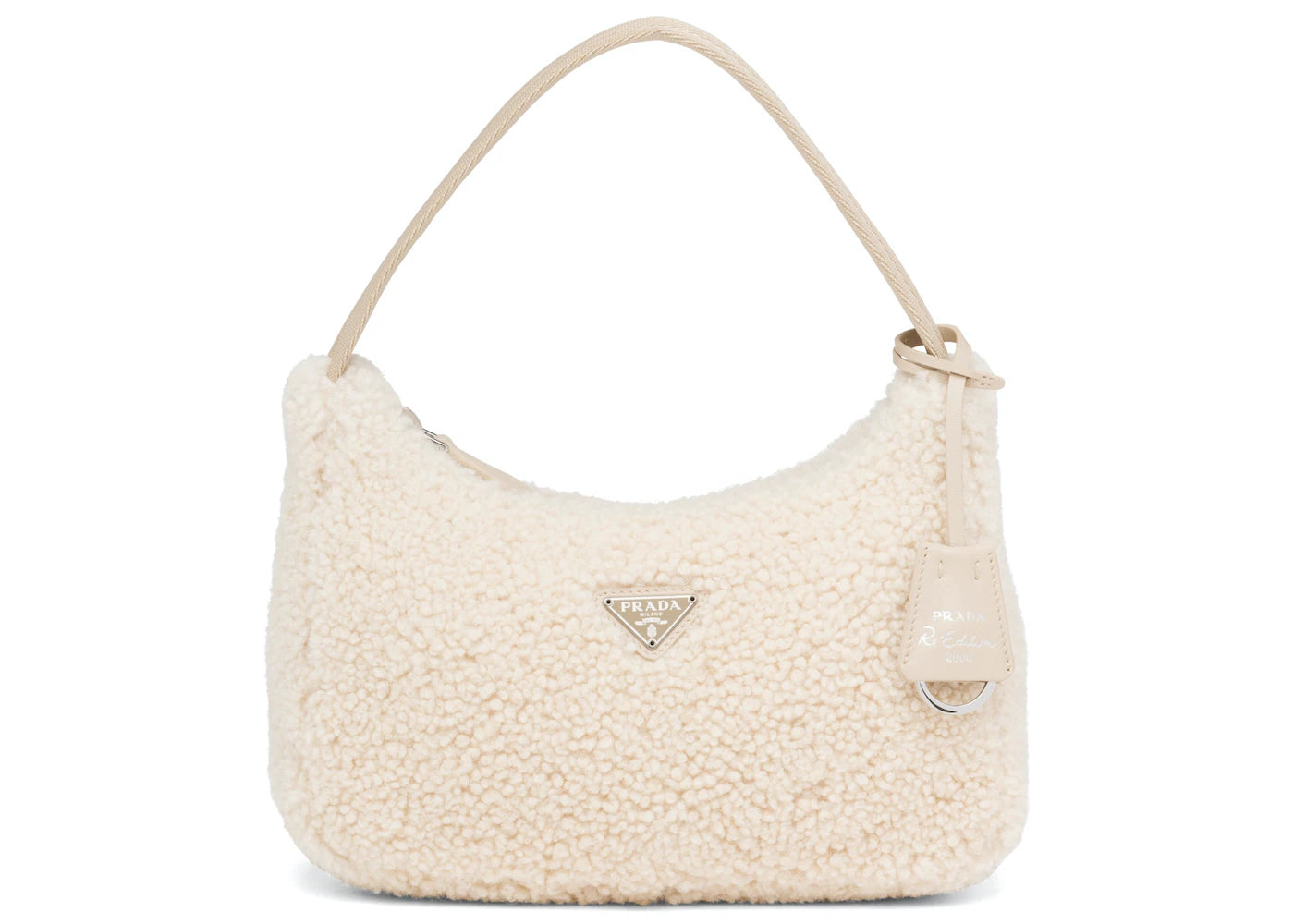 Prada fur White mini bag