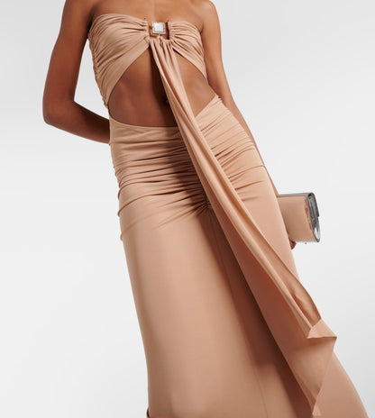 Christopher Esber Nude maxi dress