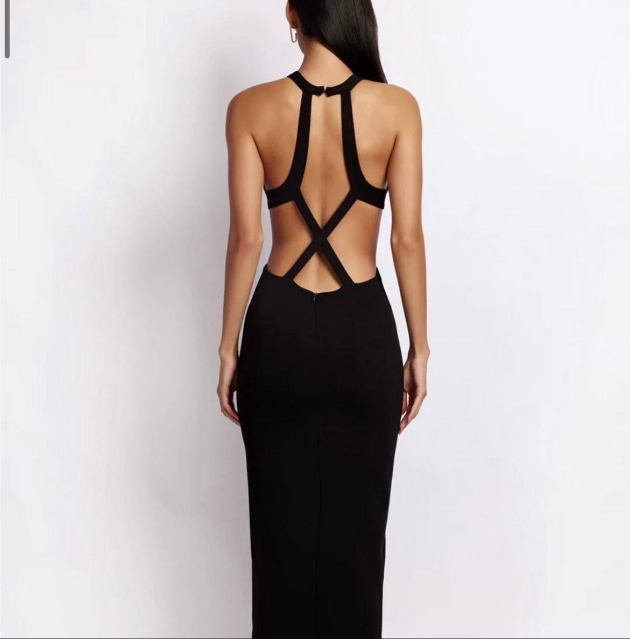 Black Cut Out Maxi dress