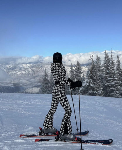 Perfect Moment black and white ski suit