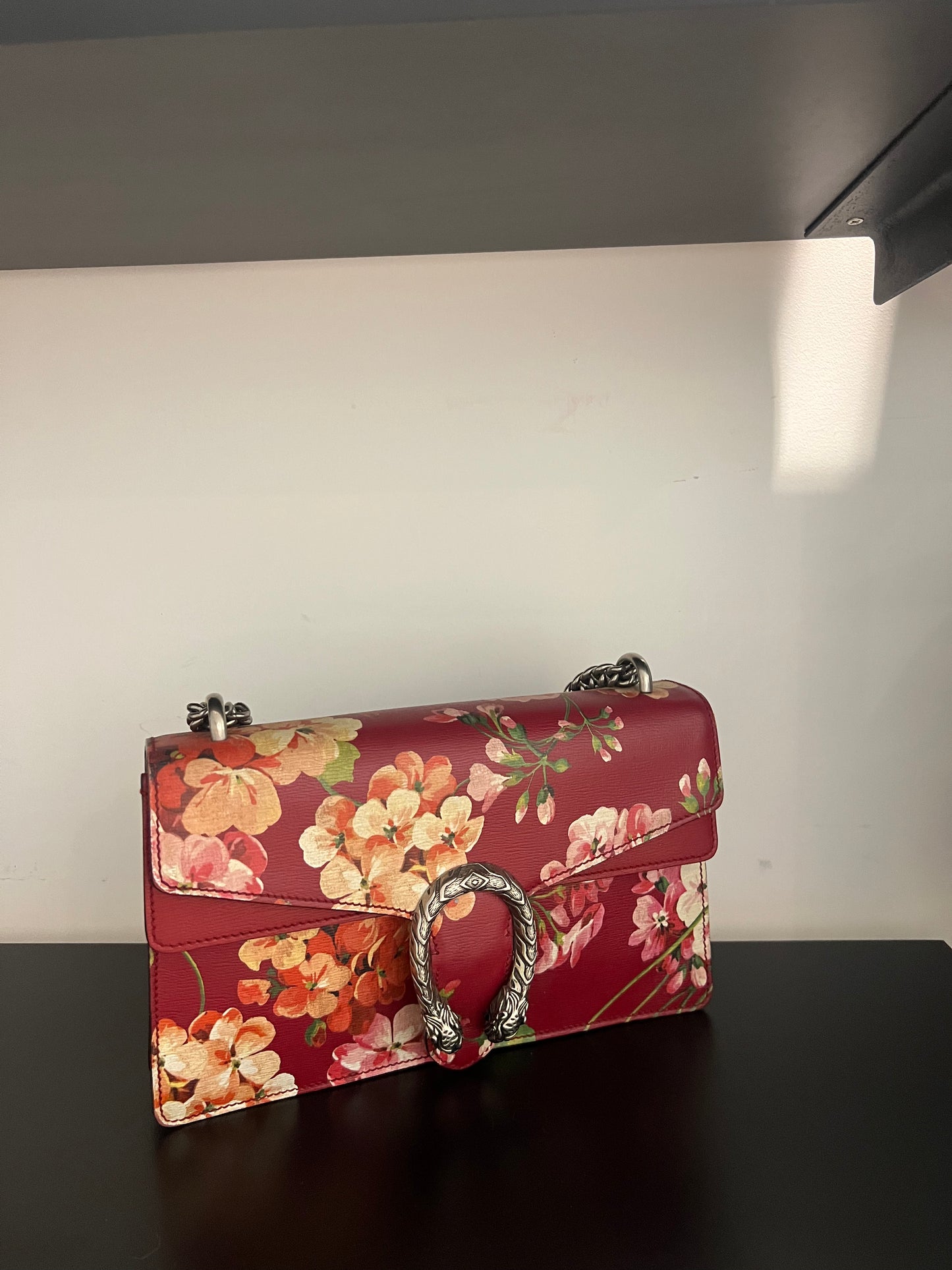 GUCCI BLOOMS PRINT MEDIUM SHOULDER BAG