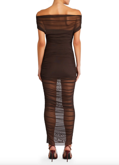 SER.O.YA Noel Mesh Midi Dress