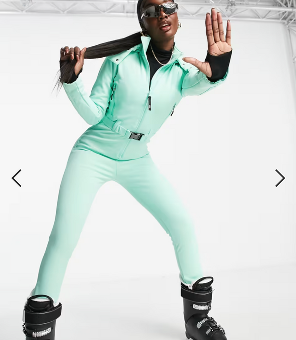 Asos Turquoise ski suit