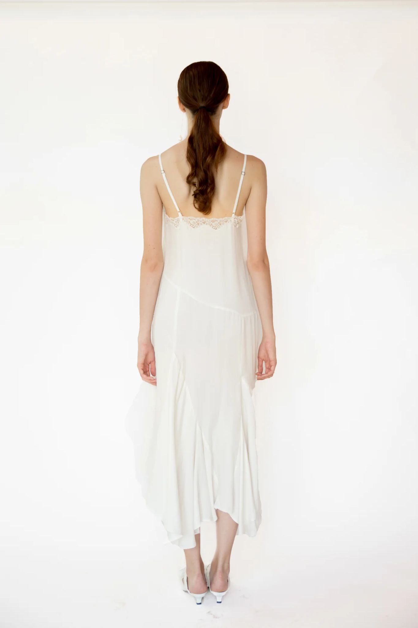 Petit Pois White maxi dress