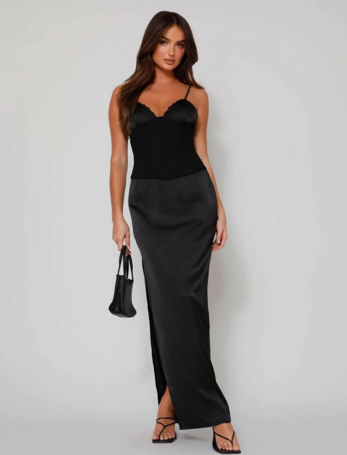 Tiger Mist black maxi dress