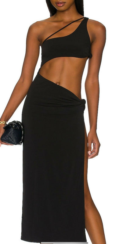 Bananhot Black maxi dress