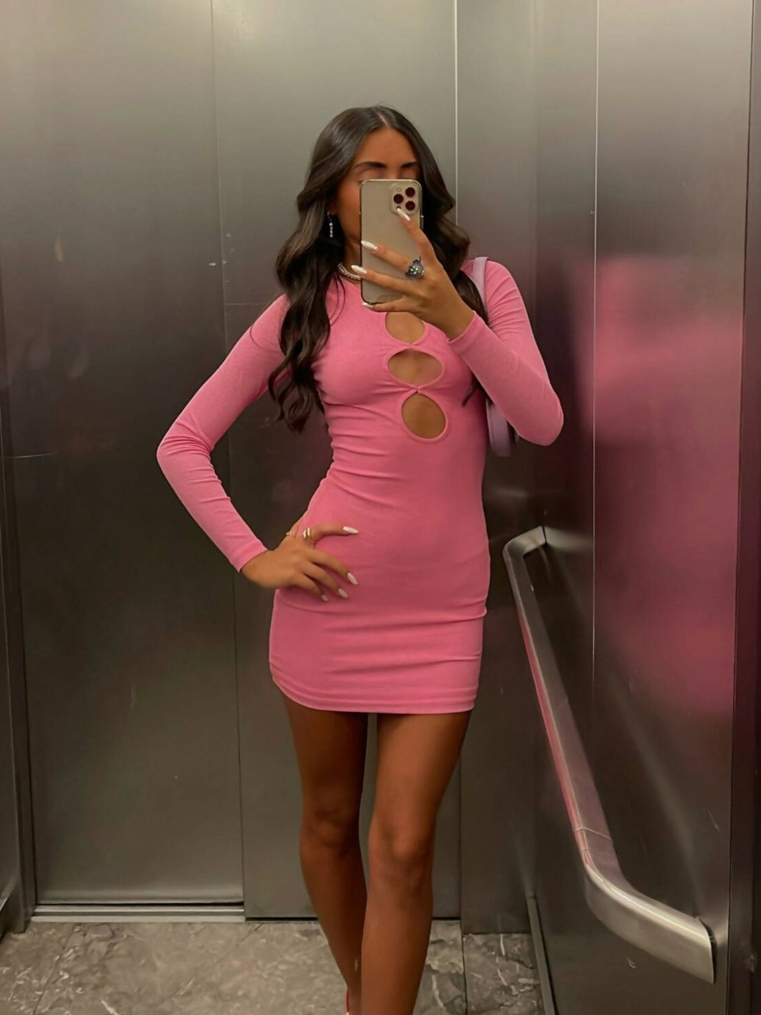 Superdown Pink mini dress